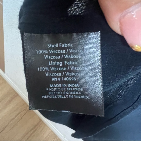 TAVIK+ Women's Black Tunic Swim Tunic Cover Up Top - Picture 6 of 7